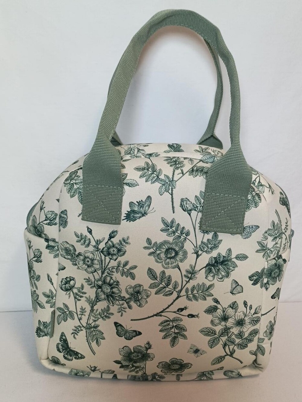 MINE Floral Tote Bag – Vintage-Inspired Botanical Print Lunch Office School Work